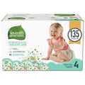 Size 4 Baby Diapers, 135 Count R79868