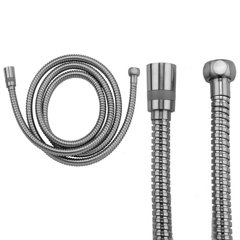 60x22 Swivel Double Spiral Brass Hose Satin Nickel H494