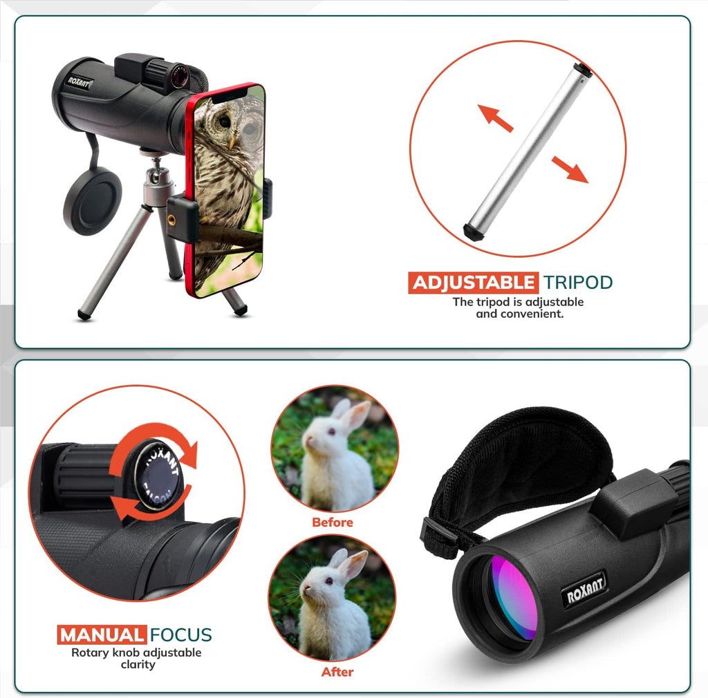 10x42 High Definition Monocular Telescope J4920