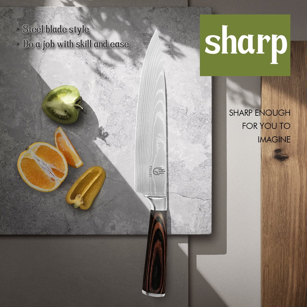 14 Pc German Stainless Steel Kitchen Knife Set S993042