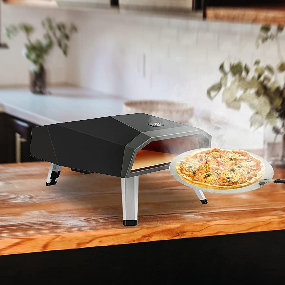Lightweight Outdoor Propane Pizza Oven with Pizza Stone B396