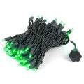 100 Light LED Christmas Mini Light Set, Warm White, Black Wire C169