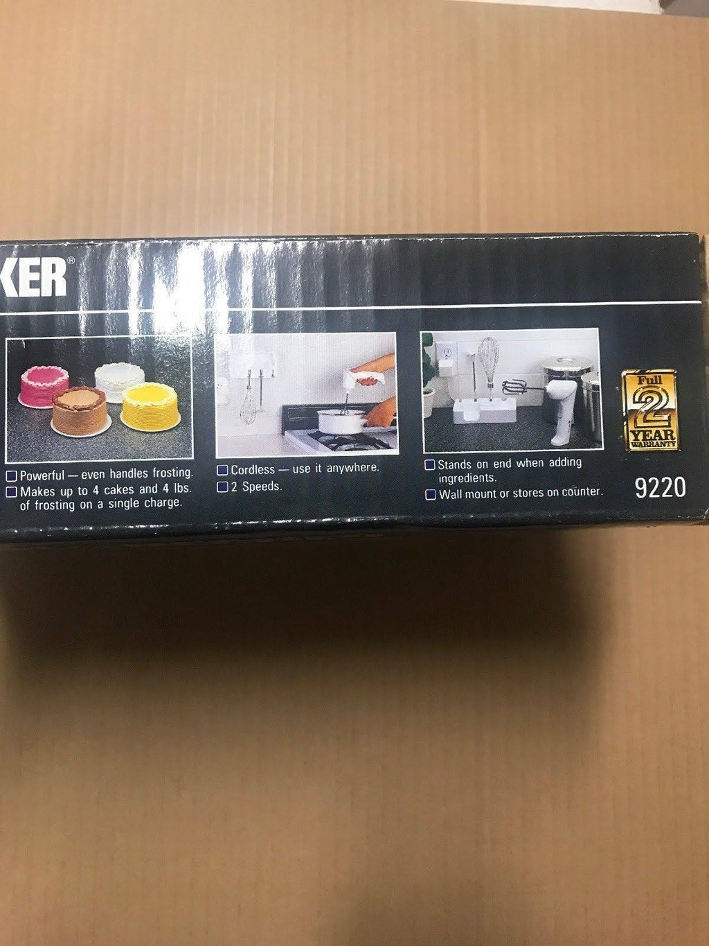 Cordless Handy Mixer Beater Blender B61473
