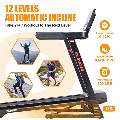 Foldable Treadmill with Incline R5209