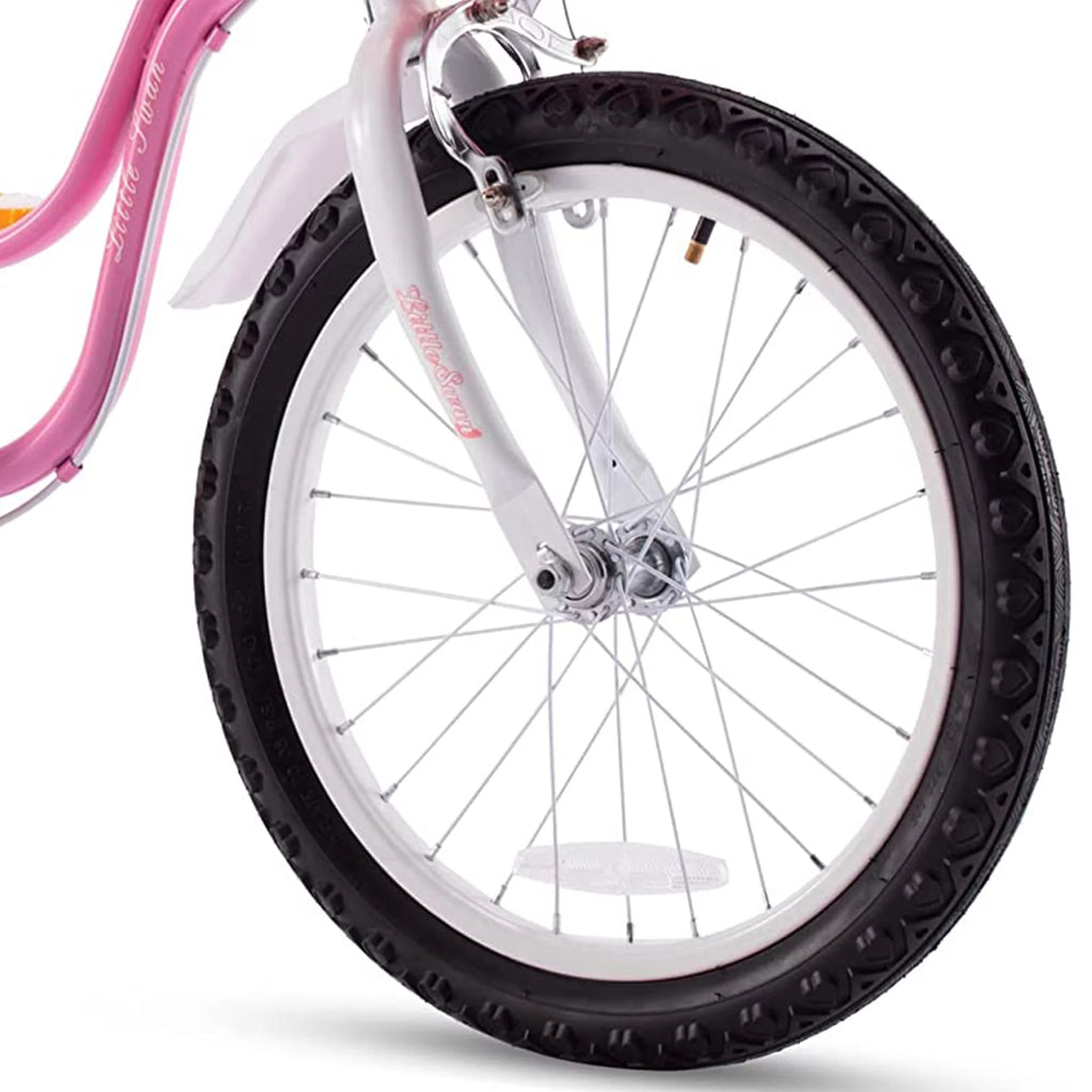 Pink 12 Carbon Steel Kids Bike P3016