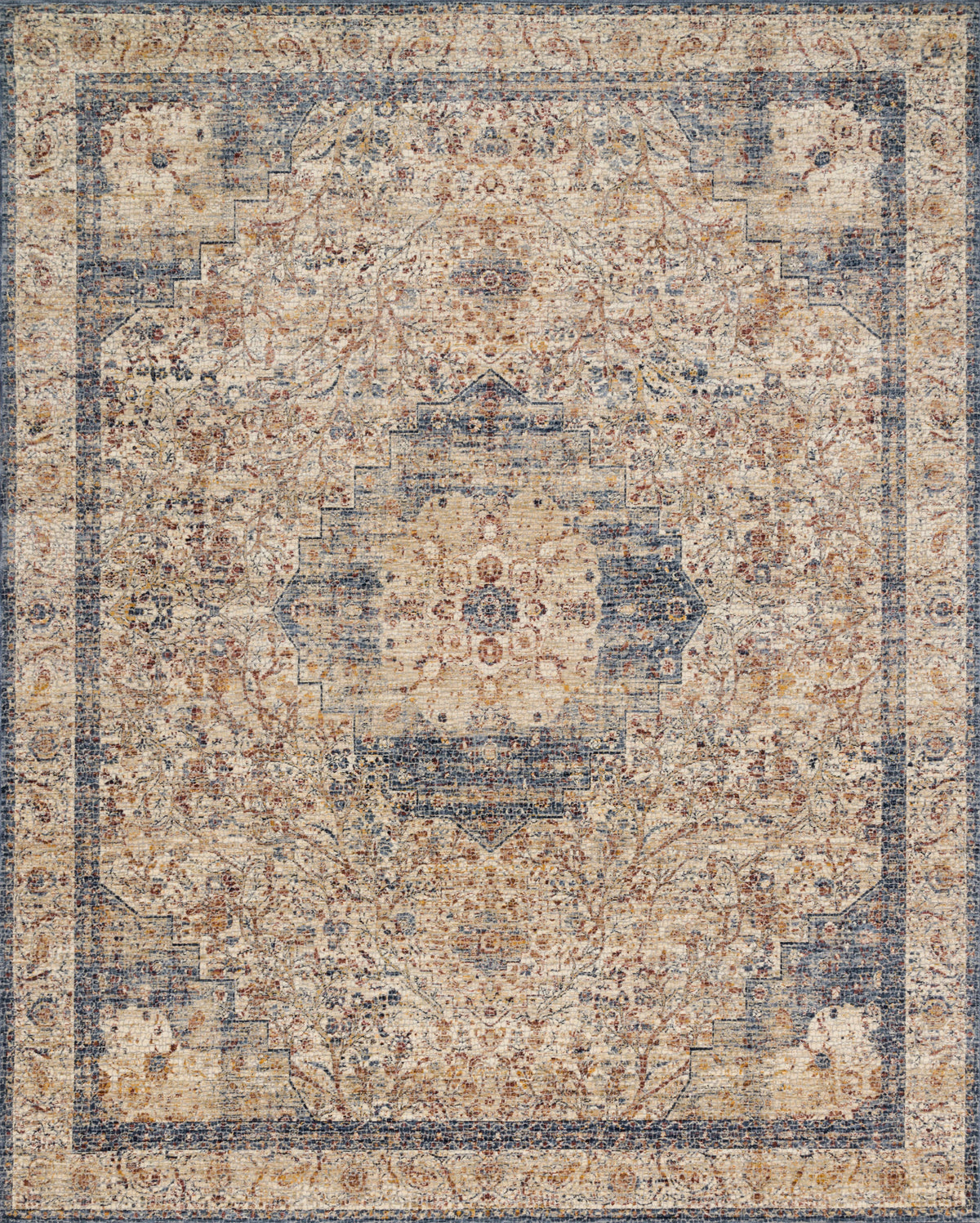 Ivory Beige Rug 7'10 x 10' D6333