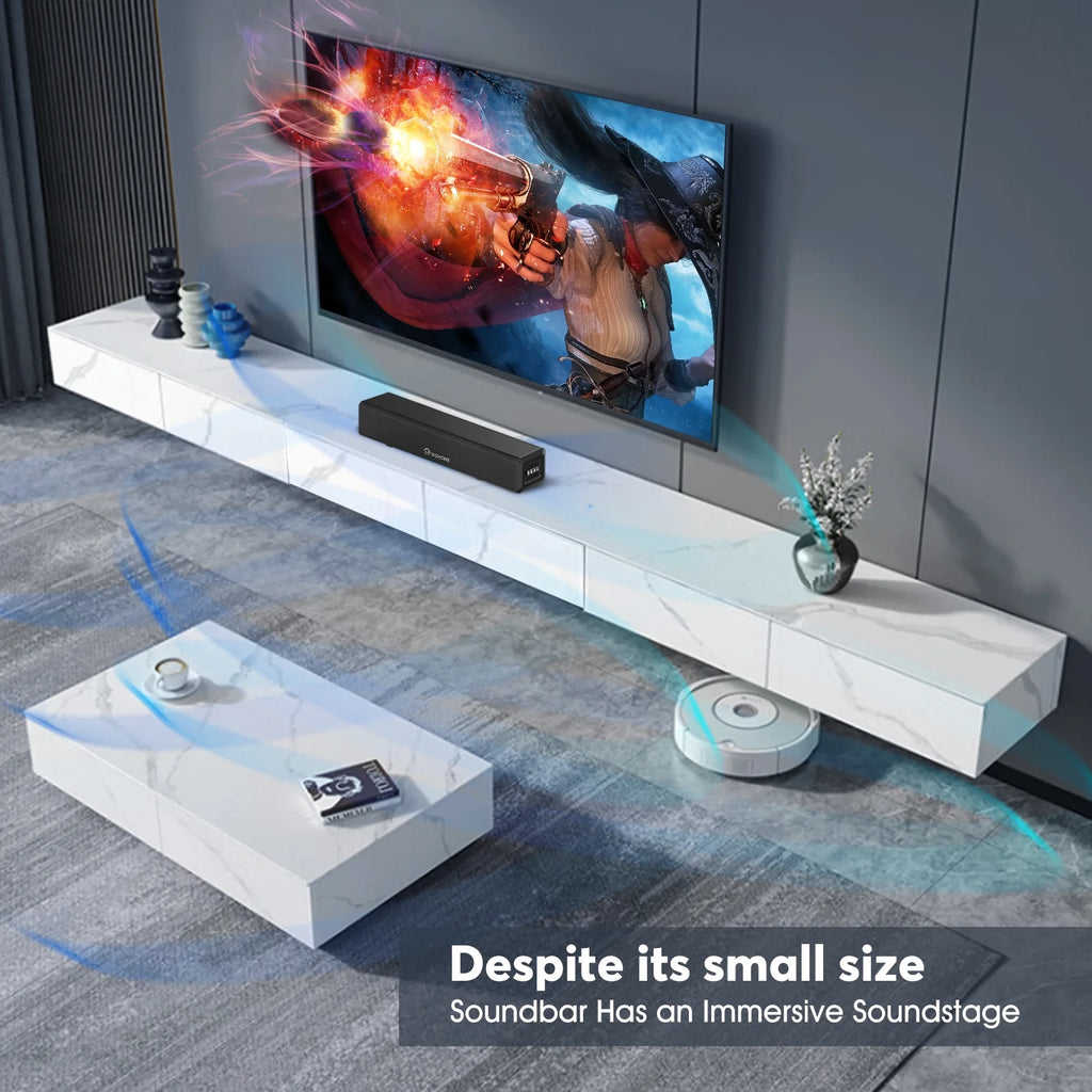 16-Inch 50W Soundbar with Bluetooth 5.0 and Subwoofer T236592