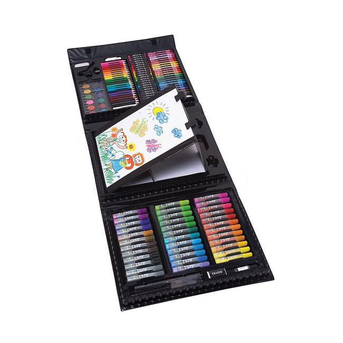 150 Pieces Multifunctional Art Set with Pop-up Easel I296277