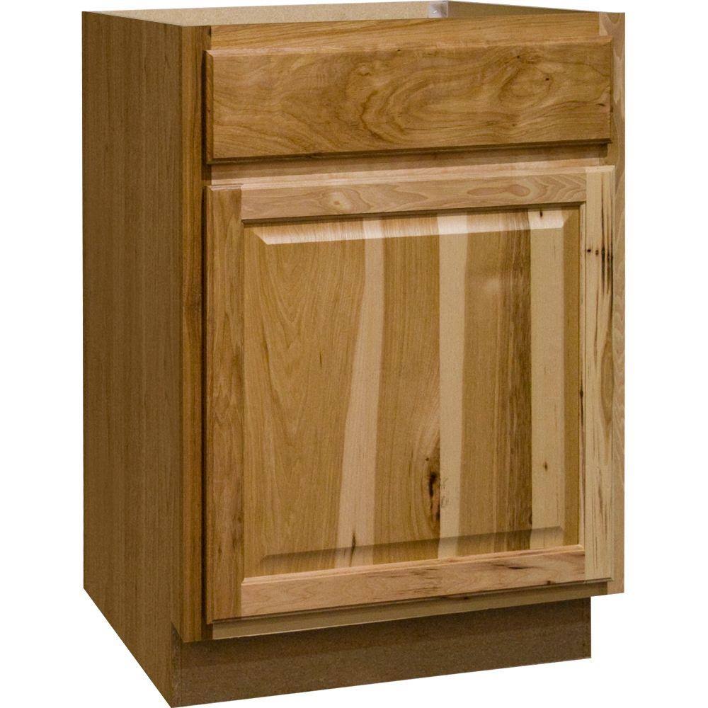 24 in. Composite Hickory Natural Base Cabinet W4550