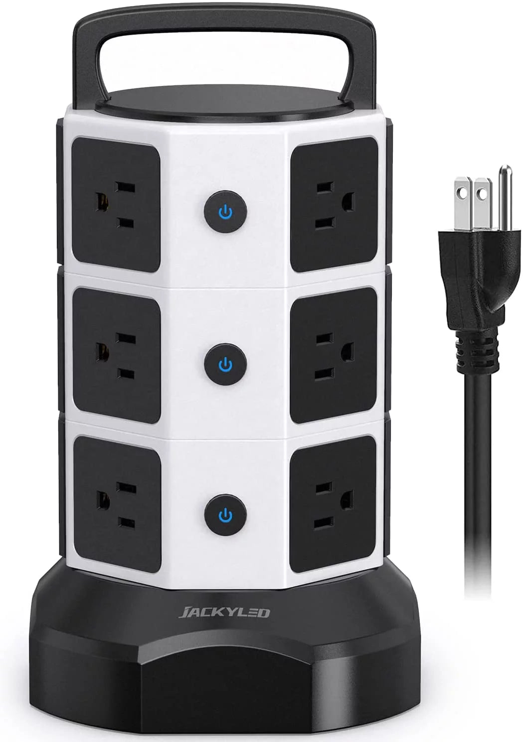 12 AC Outlets 6 USB Ports Power Strip Tower O156745
