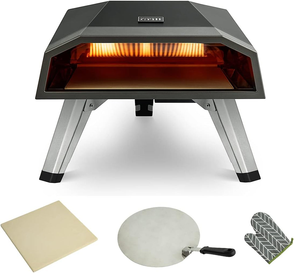 Lightweight Outdoor Propane Pizza Oven with Pizza Stone B396