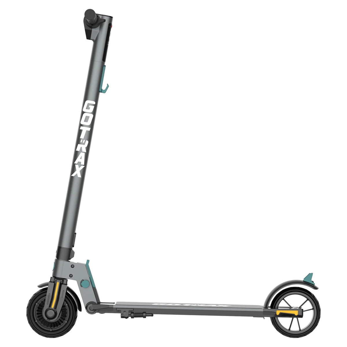 Foldable Electric Scooter with 6 Tires, 200W 12mph, Gray F138472