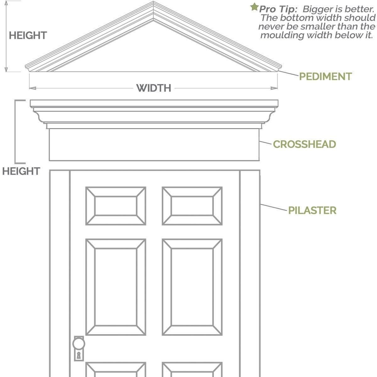 PVC Pilaster with Capital & Base (Pair) Y546792