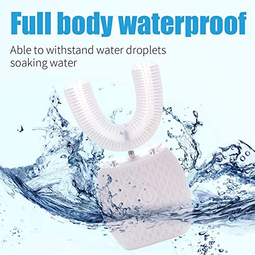 Ultrasonic U-Shaped 360° Electric Toothbrush (White) P419673