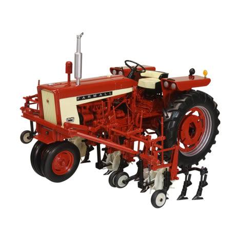 1/16 Scale International Harvester Farmall 504 Narrow Front Tractor with Four Row Cultivator W61843