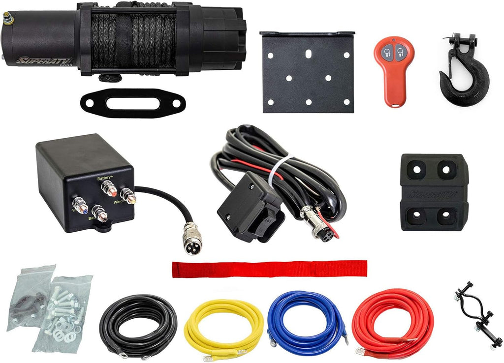6000 lb Winch with Winch Mounting Plate H42469
