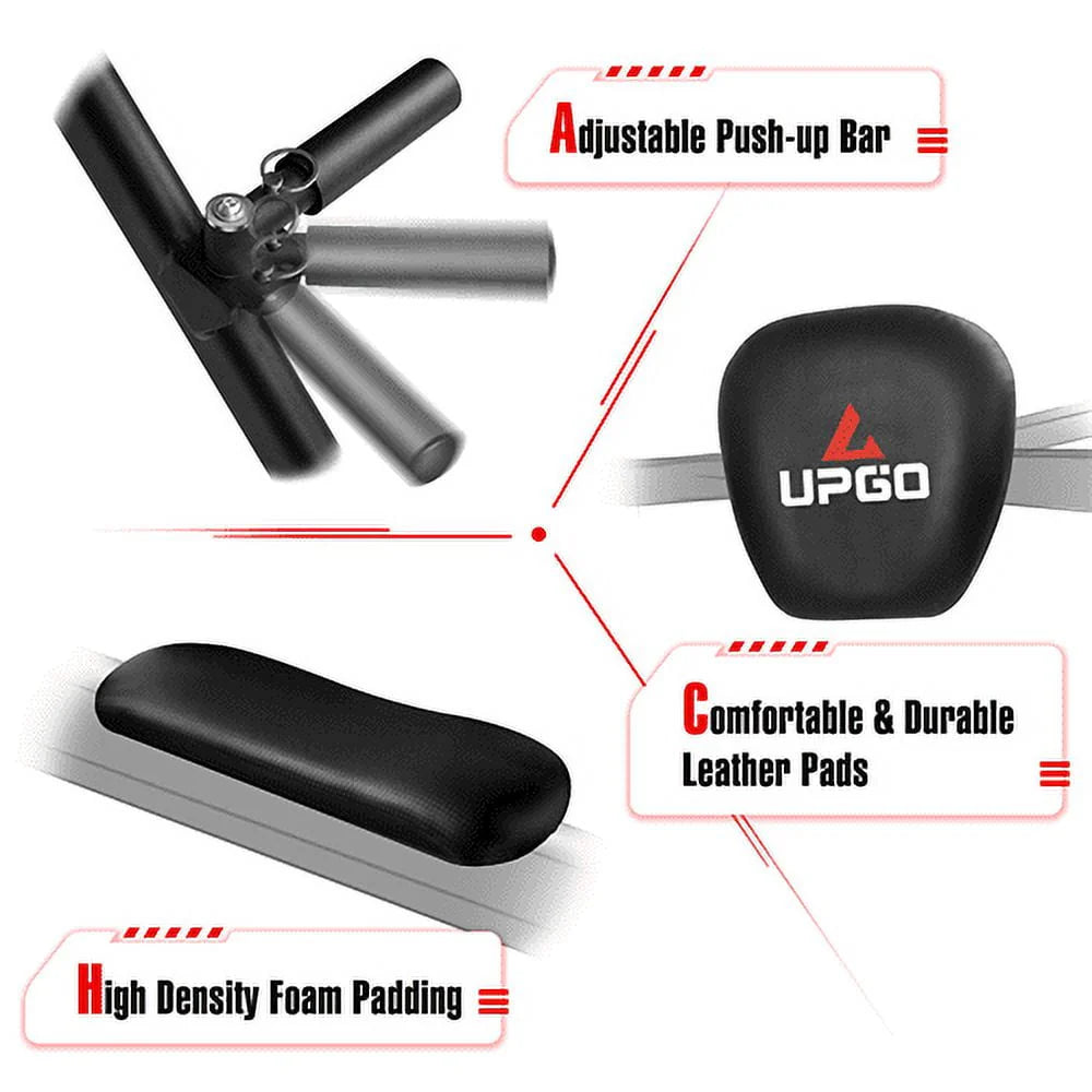 Adjustable Power Tower Dip Station Pull up Bar D913