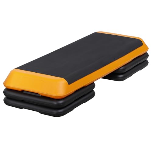 43'' Adjustable Aerobic Step Platform with 4 Stackable Risers S441197