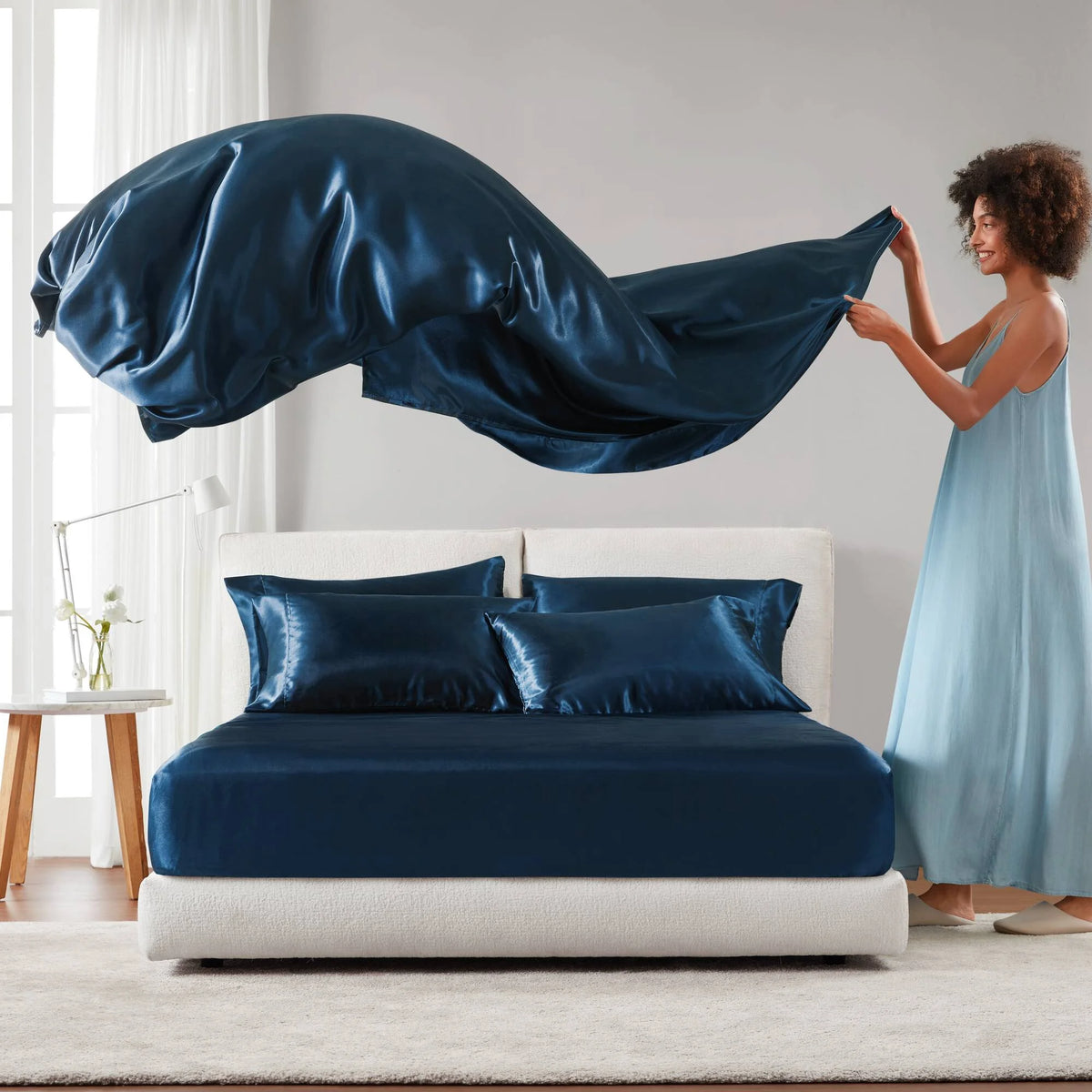 Satin Sheet Set Cal King V159