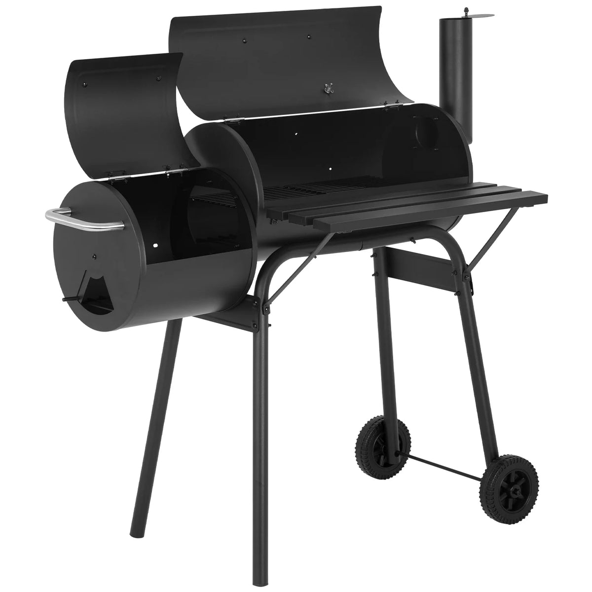 Charcoal BBQ Grill Portable Offset Smoker D298538