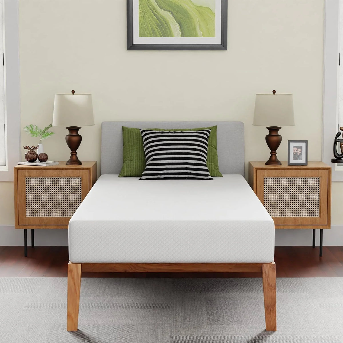 8 inch Twin Size Memory Foam Gel Mattress N333797