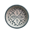 Hand-Painted Stoneware Pet Bowl O48780