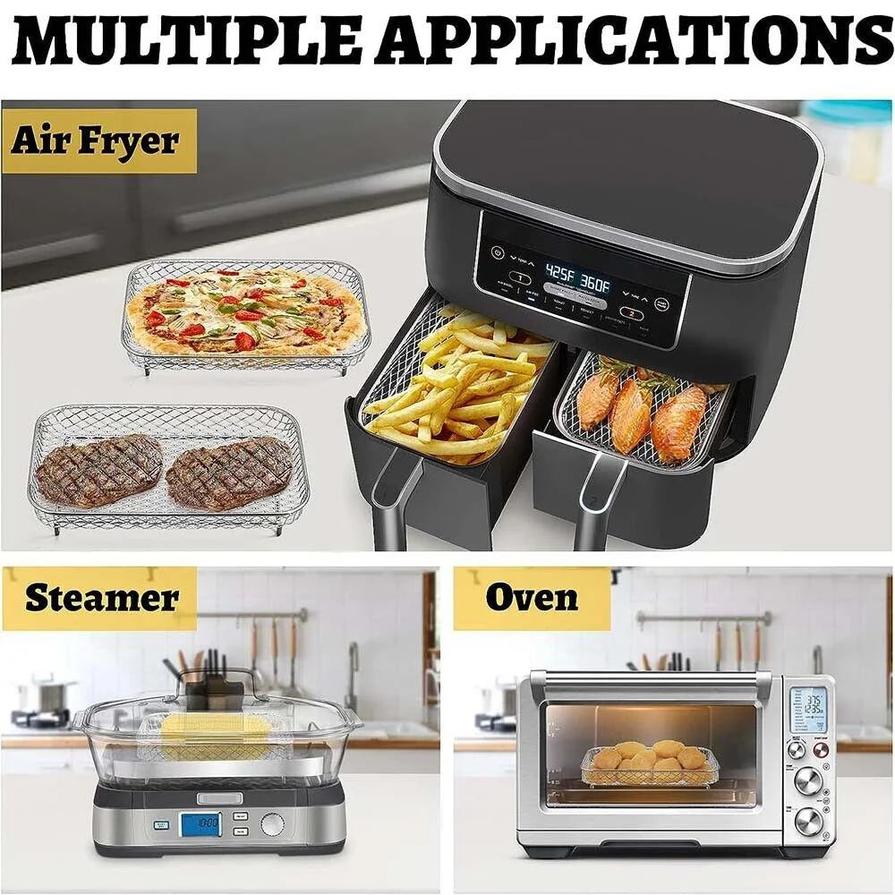 Stainless Steel Air Fryer Rack & Accessories T52921
