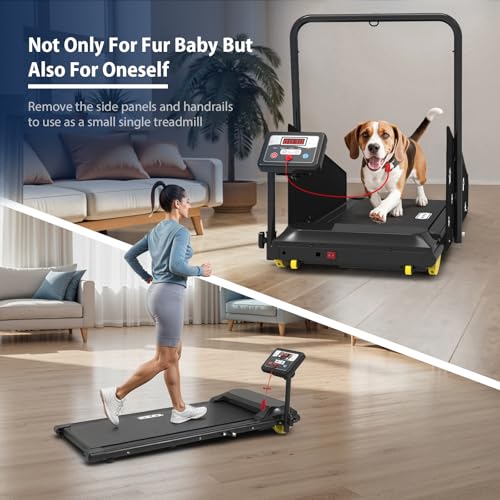 Dog Treadmill 265lbs Weight Capacity with Wheels and Remote Control S18120