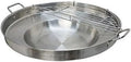 23'' Stainless Steel Concave Comal Frying Pan K369454