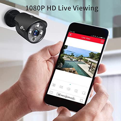 8CH 1080P Home Security Camera System with 1TB Hard Drive W78187