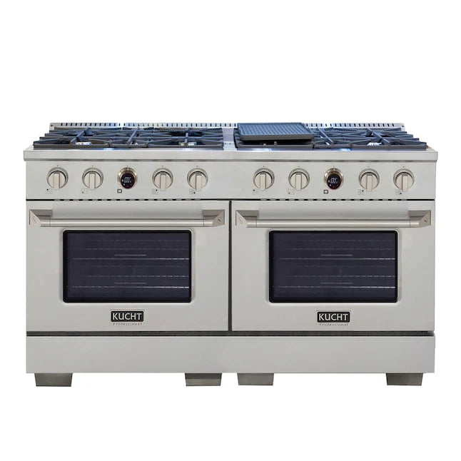 60 8 Burner Propane Gas Dual Fuel Range Stainless Steel O570527
