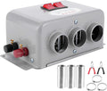 12V Compact Car Heater 3 Hole 600W-800W Pack of 2 P315082