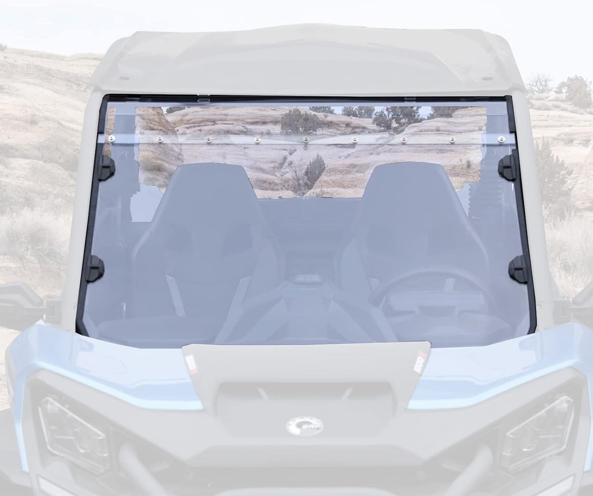 Clear Tough Polycarbonate Front Windshield for Can Am Commander 1000 J149352