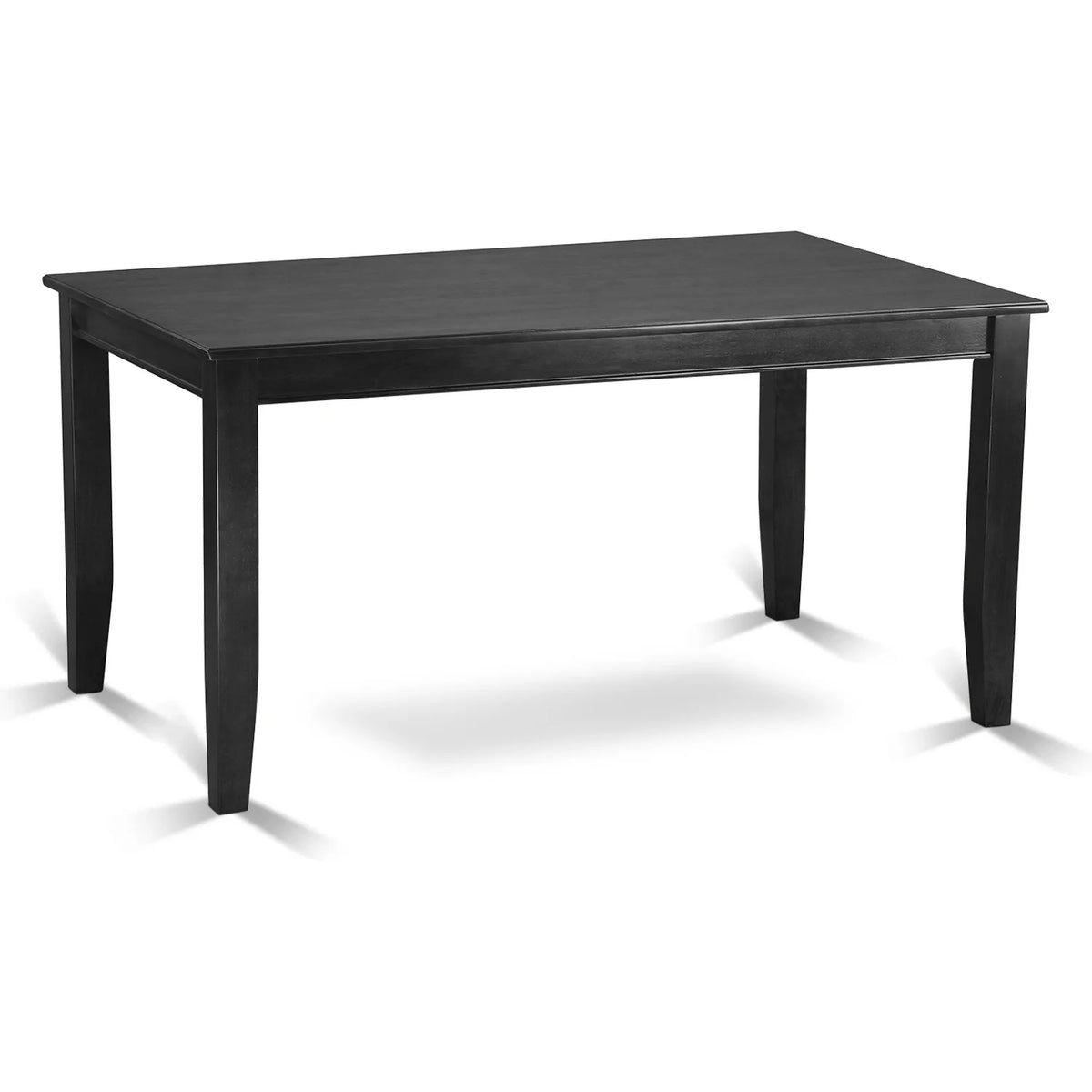 Black 6 Piece Rectangular Dinette Table Set V80722