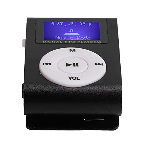 Portable mini MP3 music player with LCD screen and memory card slot (Black) M145660