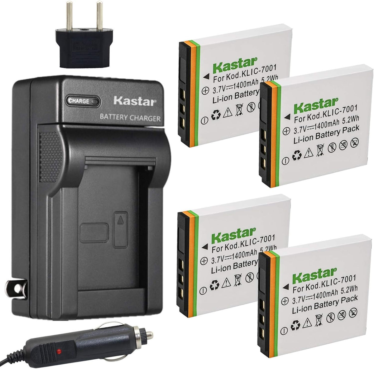4-Pack Battery and Charger Kit E949