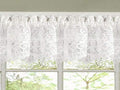 White Heavy Lace Kitchen Curtain Valance W446135