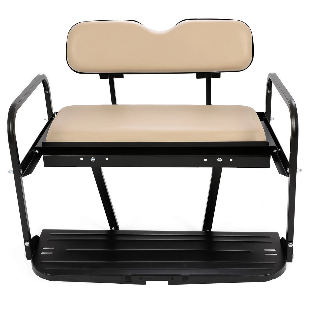 Tan Flip Folding Rear Back Seat Kit for EZGO Golf Cart G51118