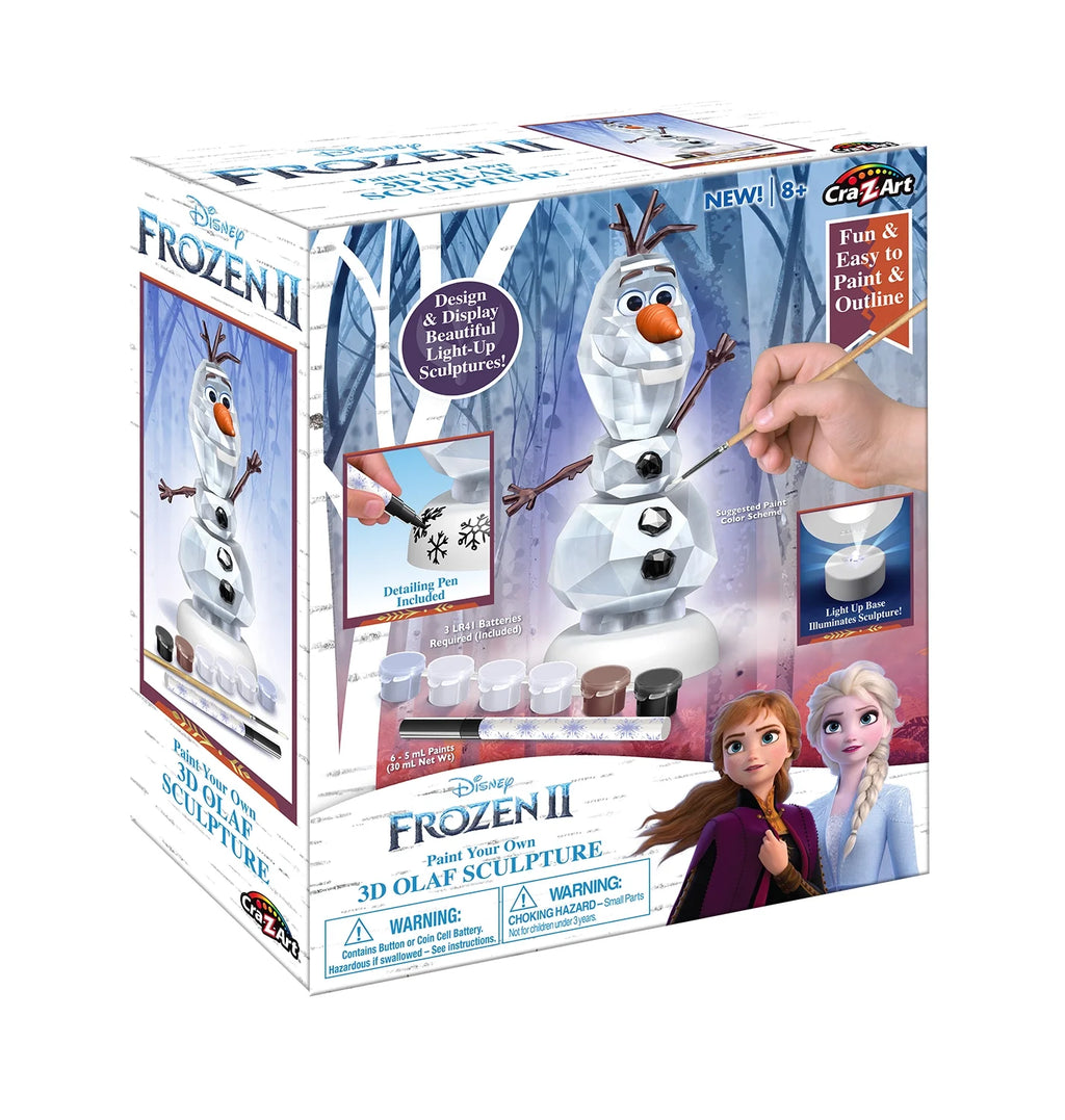 3D Olaf Sculpture Paint Your Own I753