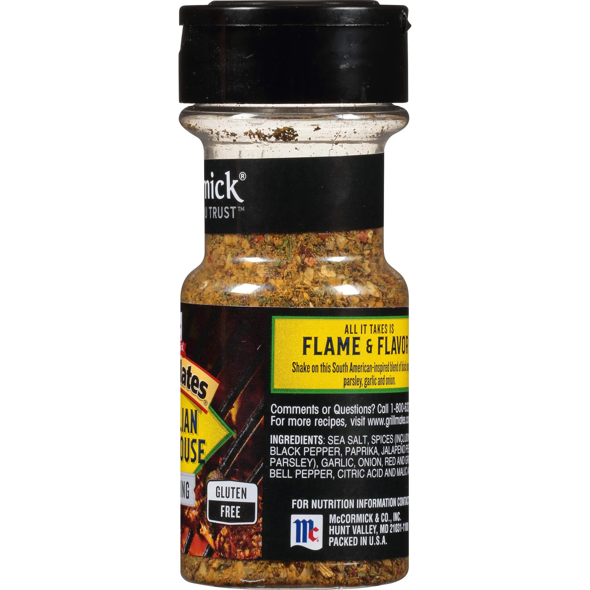 Brazilian Steakhouse Seasoning 2.12 Ounce Bottle Pack Of 5 K164