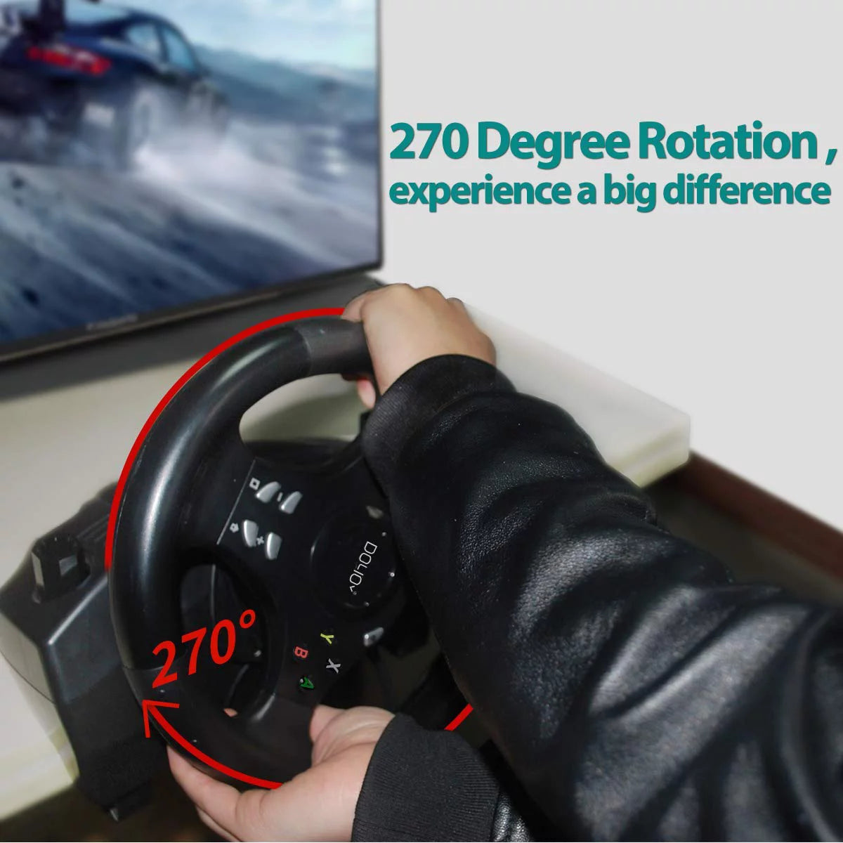 270 ° PC Racing Steering Wheel W43394