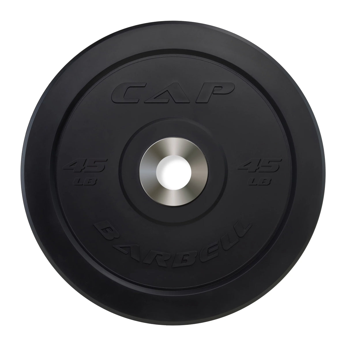 25 lb Black Olympic Bumper Plate Z888