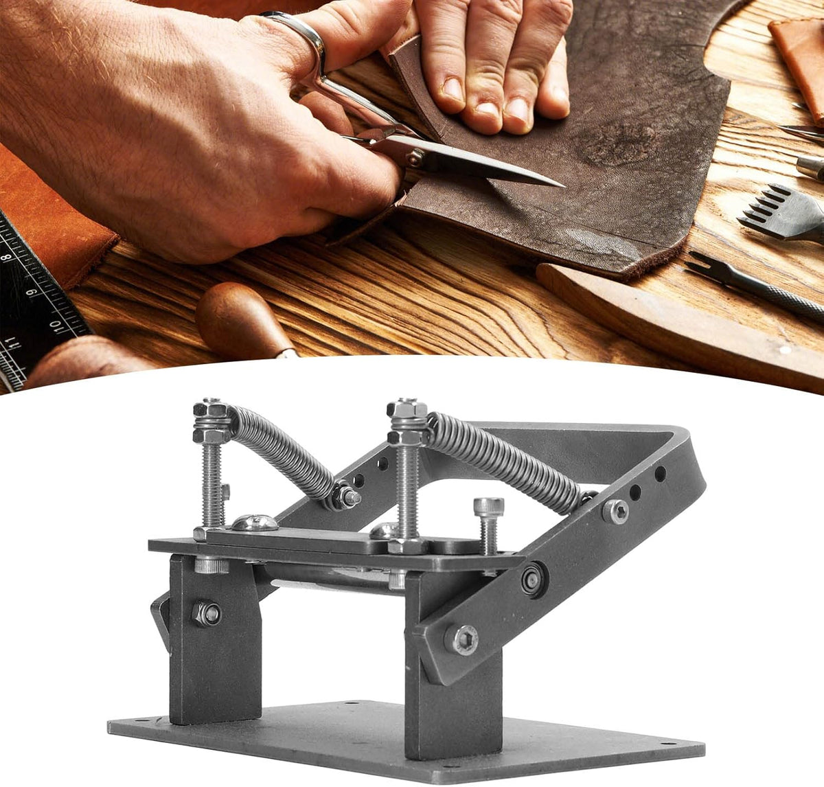 Leather Peeling Machine Stainless Steel Leather Skiver Peeler Splitter J1171