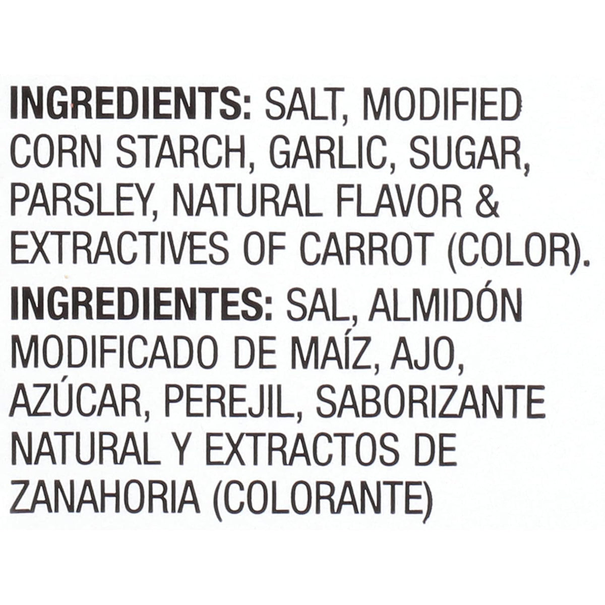 25% Less Sodium Garlic Salt With Parsley, 5.62 oz N3110