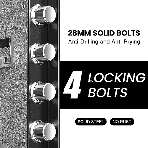 Fireproof Safe with LCD Touch Screen and Dual Alarm System Y1081