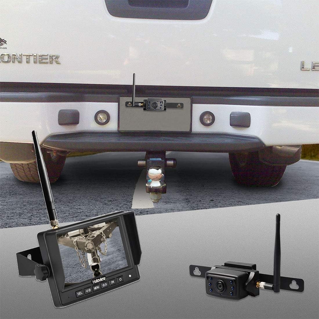 Wireless 720P License Plate Rear View Camera U431576