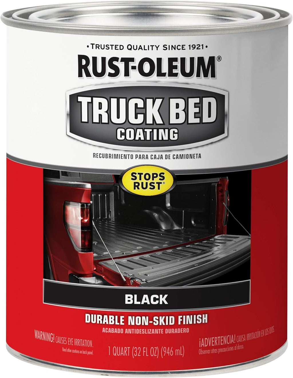 Black Truck Bed Coating, Quart, 128 Fl Oz J95151