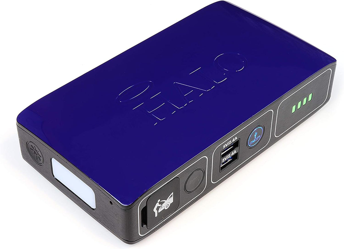 Navy Portable Car Jump Starter with 2 USB Ports H361