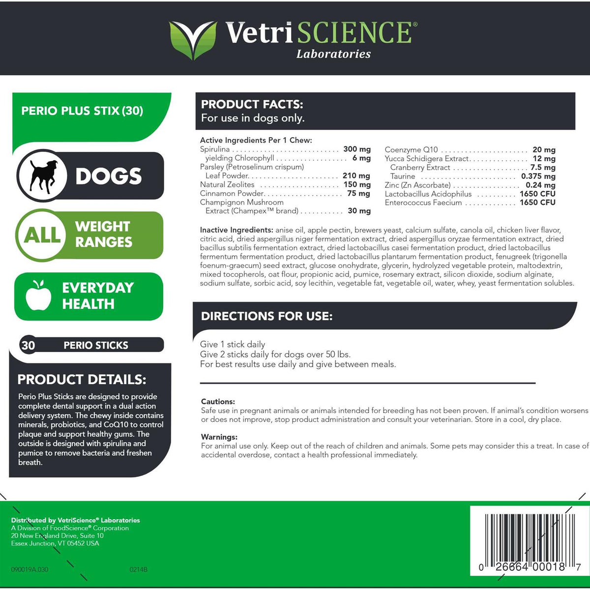 Perio Plus Stix for Dogs F7204