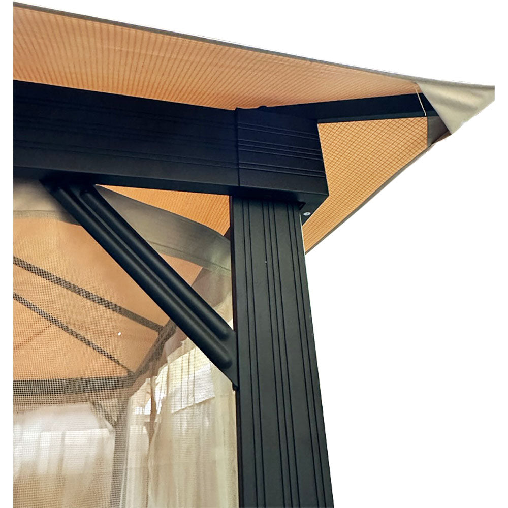 10x12 Gazebo Replacement Canopy Top Cover Q849